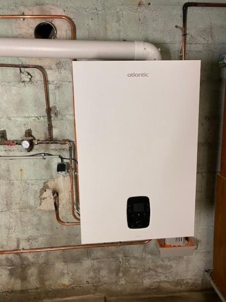 Installation d'une chaudière gaz condensation de la marque Atlantic à Gouvieux 